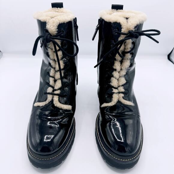 Tory Burch Women's Miller Shearling Lug Sole Boot - Picture 3 of 12